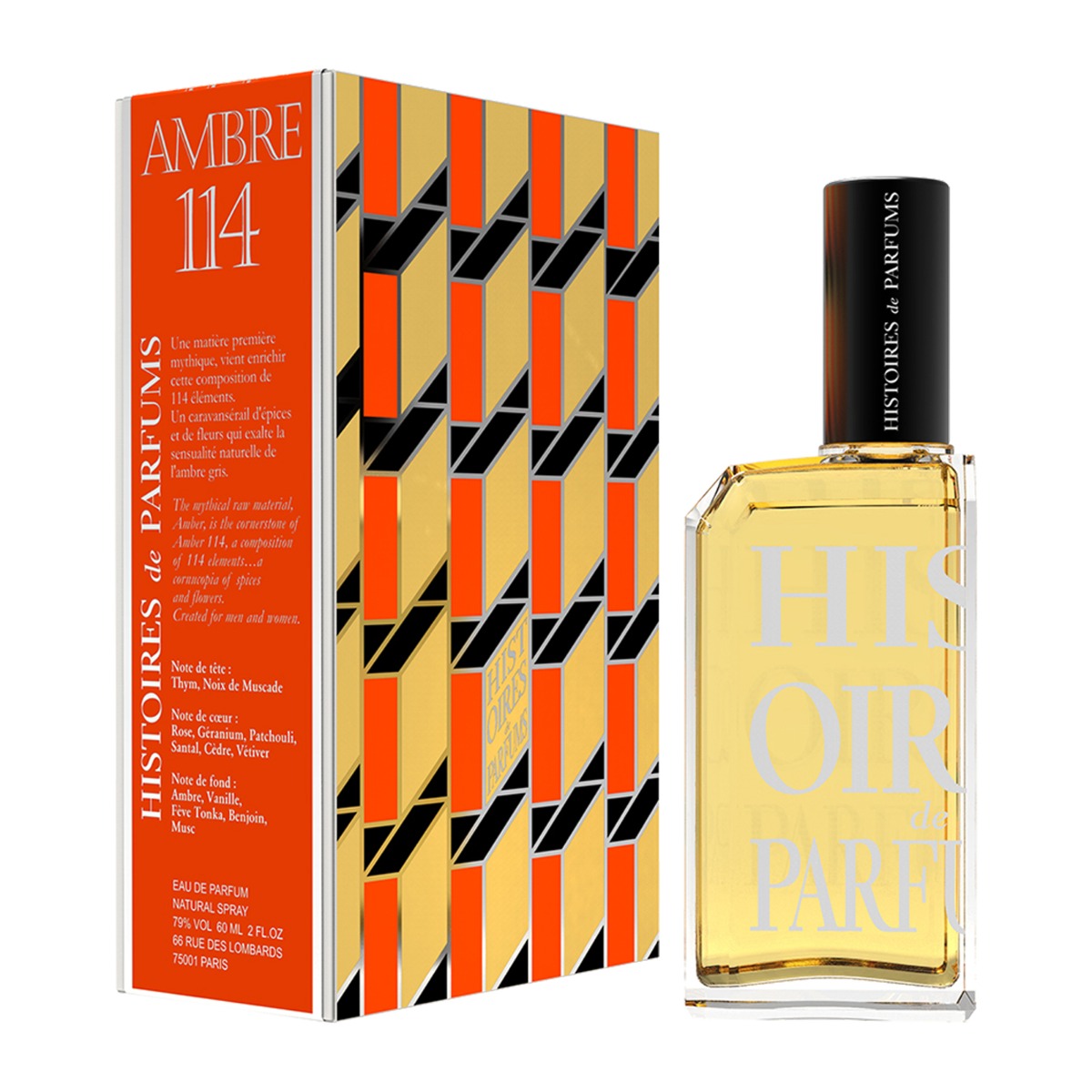 Ambre shops 114 Histoires de Parfums Unisex 4oz / 120ml EDP *NEW IN SEALED BOX*