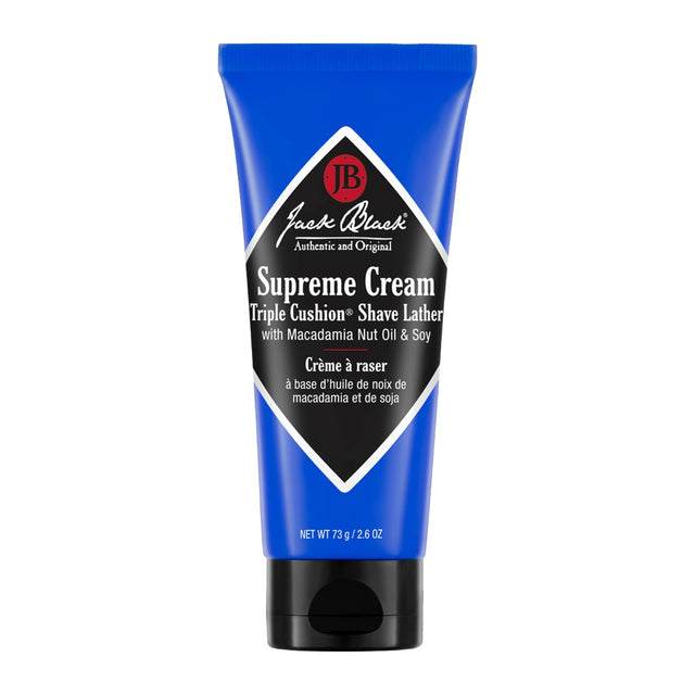 Jack Black Supreme Cream Shave Lather Tube, 73g Shaving Cream