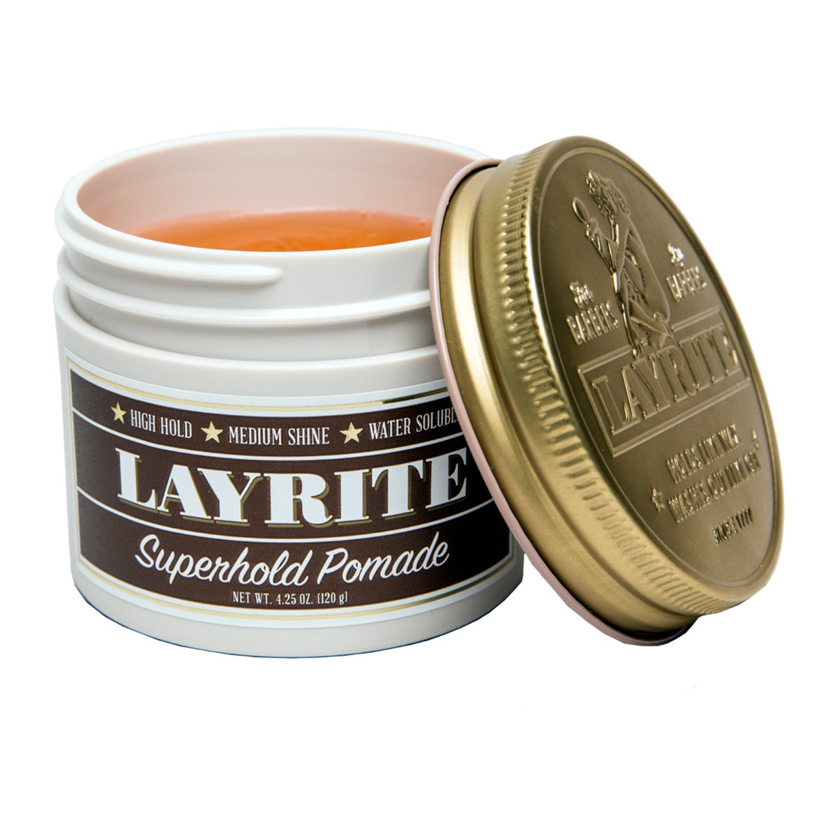 LAYRITE Superhold Pomade 120gニコセット Layrite Superhold Pomade, 120g – NOAH