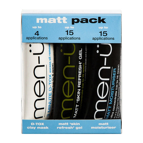 men-u Matt Pack, 3 x 15ml Skin Care