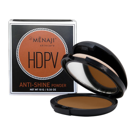 Menaji HDPV Anti-Shine Powder: Dark, 10g Face Powder