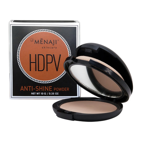 Menaji HDPV Anti-Shine Powder: Light, 10g Face Powder