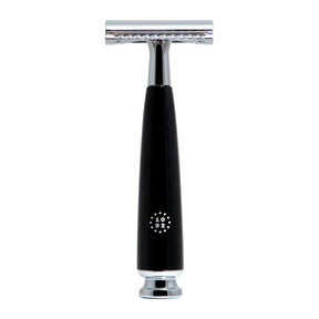 One Thousand & Ninety Two Double Edge Razor: Black Razors & Razor Blades