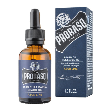 Proraso Beard Oil: Azur Lime, 30ml Hair Styling Products