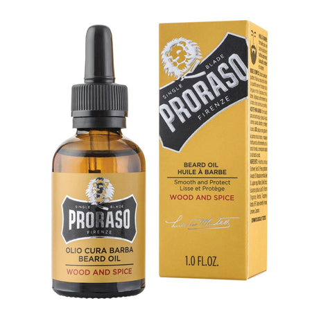 Proraso Beard Oil: Wood and Spice, 30ml Shaving & Grooming