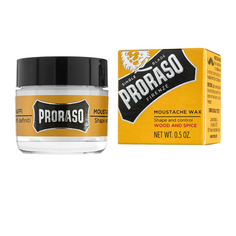 Proraso Moustache Wax: Wood and Spice, 15ml Shaving & Grooming