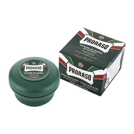 Proraso Shaving Soap Bowl: Refreshing, 150ml Shaving Cream