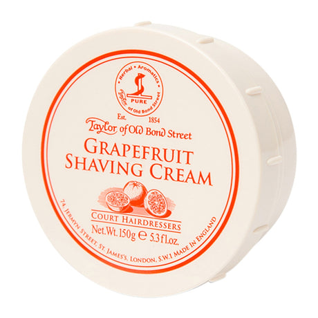 Taylor of Old Bond Street Grapefruit Shaving Cream Bowl, 150g Shaving Cream