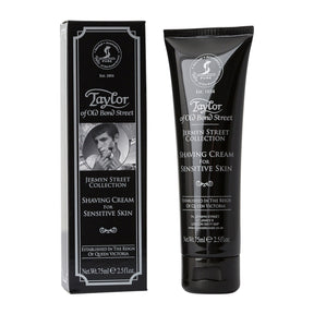 Taylor of Old Bond Street Jermyn Street Shaving Cream for Sensitive Skin Tube, 75ml Shaving Cream