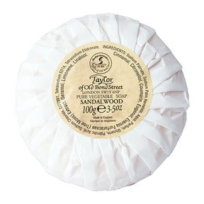 Taylor of Old Bond Street Sandalwood Hand Soap, 100g Bar Soap