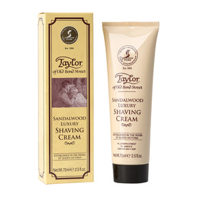 Taylor of Old Bond Street Sandalwood Shaving Cream Tube, 75ml Shaving Cream